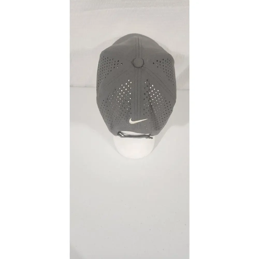 Game On Nike Hat Adult Gray Strap Back Cap Golf Legacy 91 Dri Fit